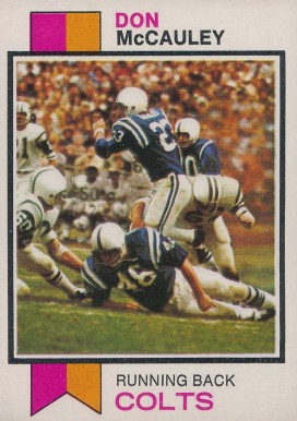 1973 Topps Don McCauley #81 Football Card