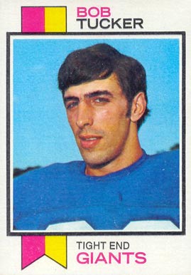 1973 Topps Bob Tucker #80 Football Card
