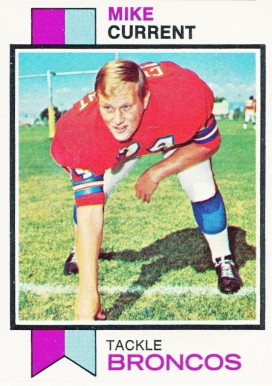 1973 Topps Mike Current #27 Football Card