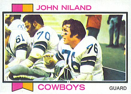 1973 Topps John Niland #10 Football Card