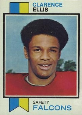 1973 Topps Clarence Ellis #9 Football Card