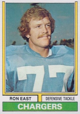 1974 Topps Ron East #72 Football Card