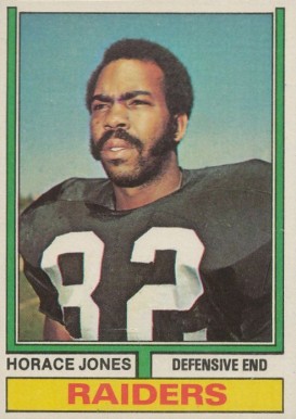 1974 Topps Horace Jones #429 Football Card