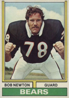 1974 Topps Bob Newton #341 Football Card