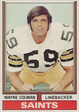 1974 Topps Wayne Colman #339 Football Card