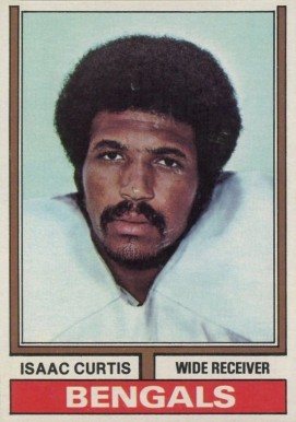 1974 Topps Isaac Curtis #315 Football Card