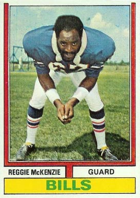 1974 Topps Reggie Mckenzie #314 Football Card