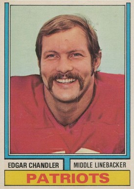 1974 Topps Edgar Chandler #299 Football Card