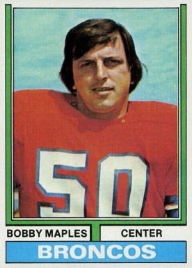 1974 Topps Bobby Maples #243 Football Card