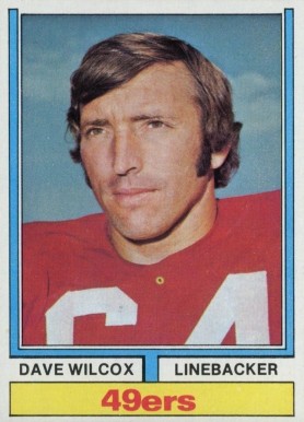 1974 Topps Dave Wilcox #190 Football Card