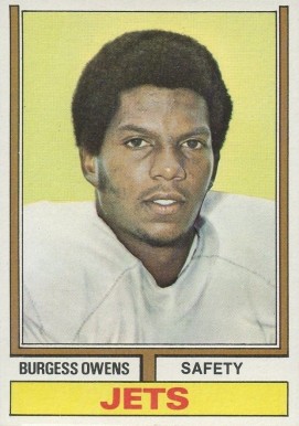 1974 Topps Burgess Owens #175 Football Card