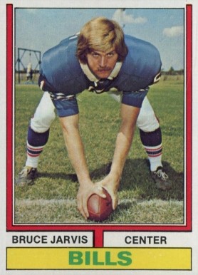 1974 Topps Bruce Jarvis #157 Football Card