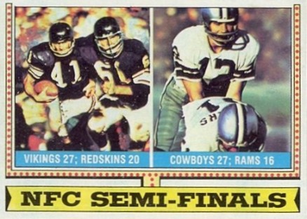 1974 Topps NFC Semi-finals #461 Football Card