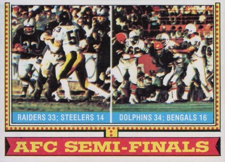 1974 Topps AFC Semi-finals #460 Football Card