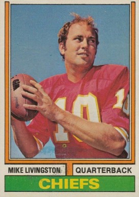 1974 Topps Mike Livingston #459 Football Card