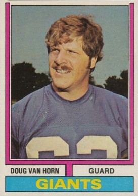 1974 Topps Doug Van Horn #507 Football Card