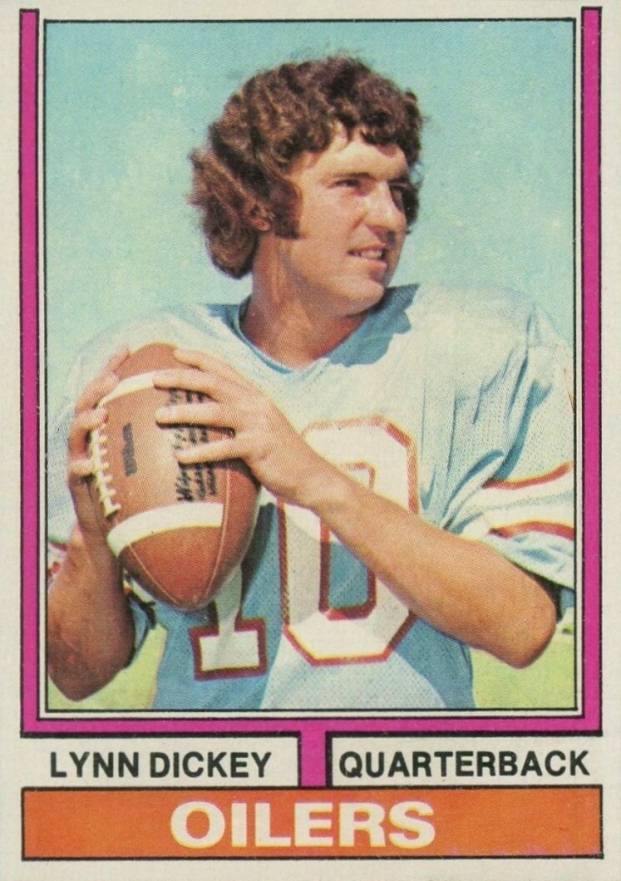 1974 Topps Lynn Dickey #252 Football Card