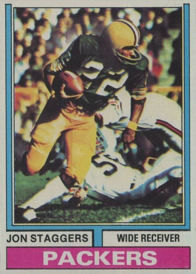 1974 Topps Jon Staggers #162 Football Card