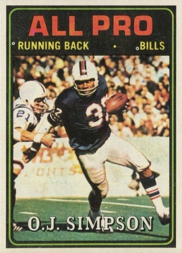 1974 Topps O.J. Simpson #130 Football Card