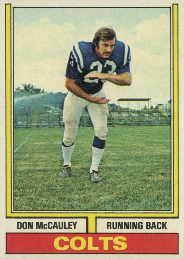 1974 Topps Don McCauley #43 Football Card