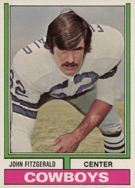 1974 Topps John Fitzgerald #526 Football Card