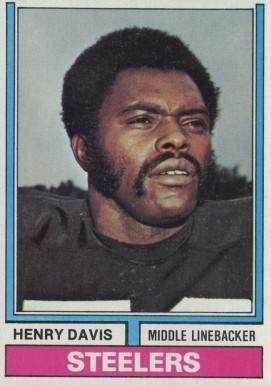 1974 Topps Henry Davis #521 Football Card
