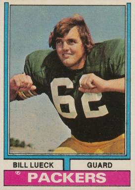 1974 Topps Bill Lueck #513 Football Card