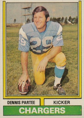 1974 Topps Dennis Partee #503 Football Card