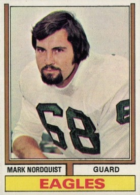 1974 Topps Mark Nordquist #492 Football Card