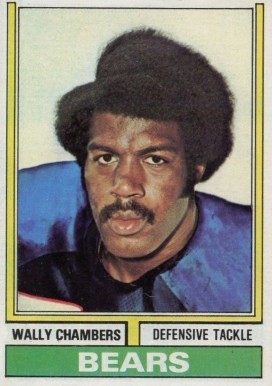 1974 Topps Wally Chambers #474 Football Card