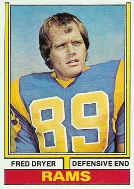 1974 Topps Fred Dryer #471 Football Card