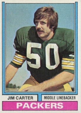 1974 Topps Jim Carter #472 Football Card