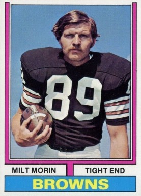 1974 Topps Milt Morin #466 Football Card