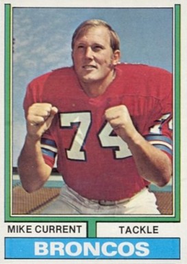 1974 Topps Mike Current #453 Football Card