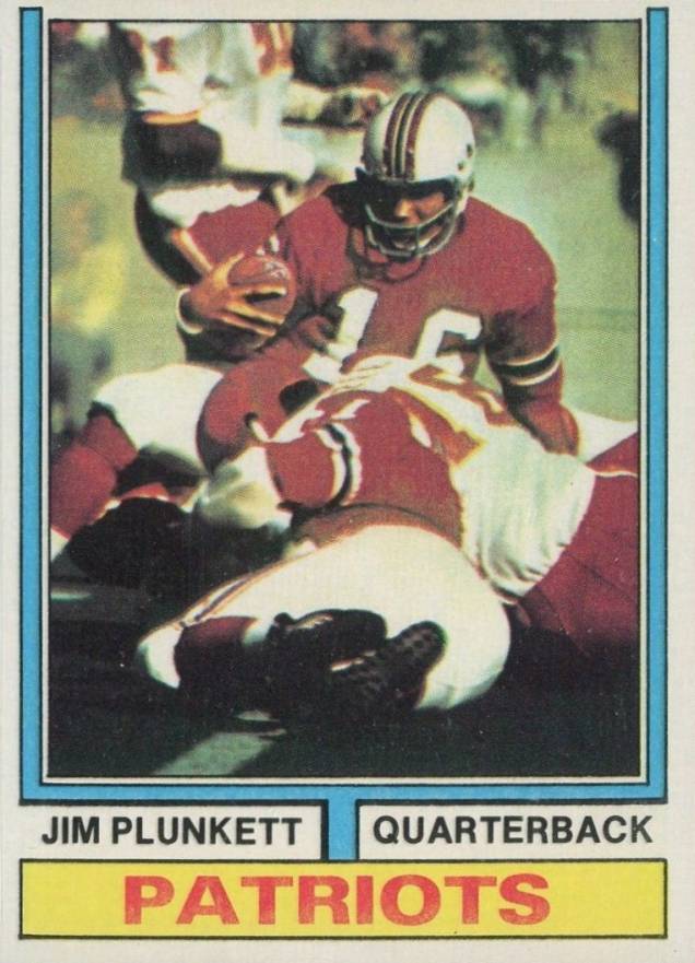 1974 Topps Jim Plunkett #435 Football Card
