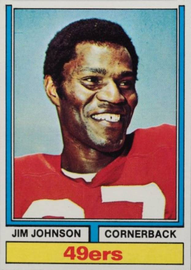 1974 Topps Jim Johnson #430 Football Card
