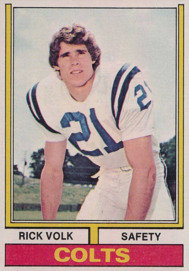 1974 Topps Rick Volk #360 Football Card