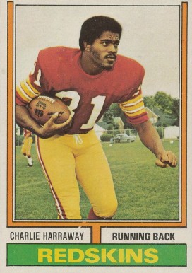 1974 Topps Charlie Harraway #422 Football Card