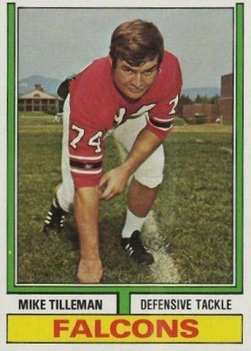 1974 Topps Mike Tilleman #402 Football Card