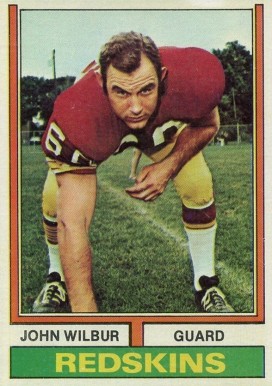 1974 Topps John Wilbur #398 Football Card