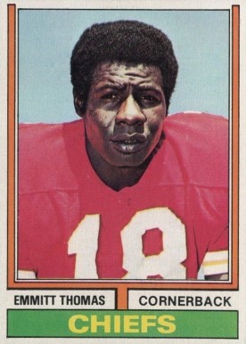 1974 Topps Emmitt Thomas #381 Football Card