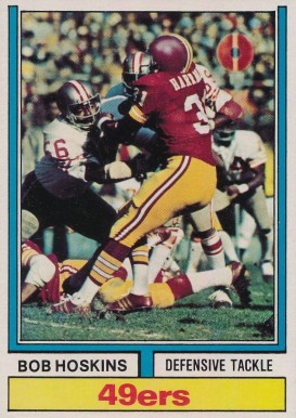 1974 Topps Bob Hoskins #378 Football Card