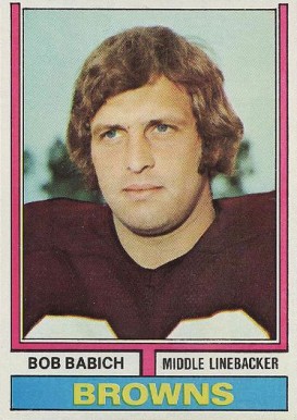 1974 Topps Bob Babich #376 Football Card