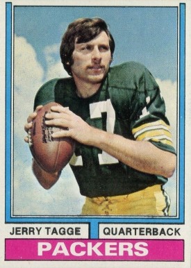 1974 Topps Jerry Tagge #374 Football Card