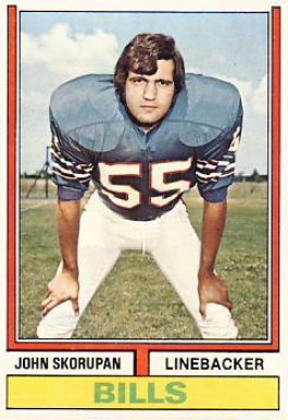 1974 Topps John Skorupan #372 Football Card