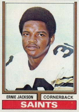 1974 Topps Ernie Jackson #366 Football Card