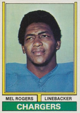 1974 Topps Mel Rogers #364 Football Card