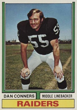 1974 Topps Dan Conners #358 Football Card