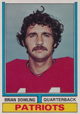 1974 Topps Brian Dowling #357 Football Card