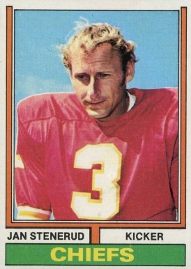 1974 Topps Jan Stenerud #355 Football Card